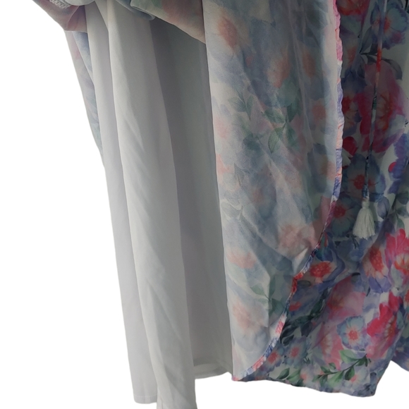 SHOW ME YOUR MUMU Kylie Purple Lightweight Floral Spring Easter Dress Large - Picture 5 of 12